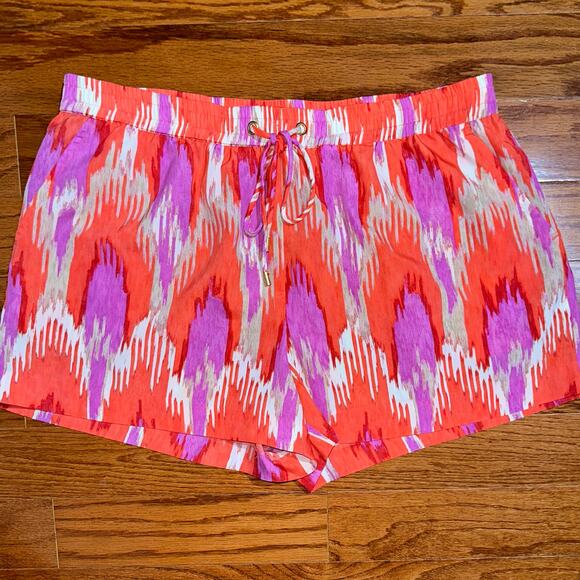 Michael Michael Kors Multicolor Ikat Pattern Summer Beach Shorts Size Large - Picture 7 of 13